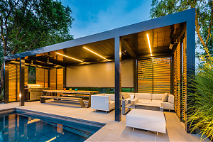 Full extrás pergola - Minden igényt kielégít minden évszakban.